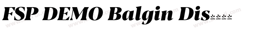 FSP DEMO Balgin Dis字体转换 FSP DEMO Balgin Dis字体转换